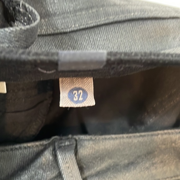 Citizens Of Humanity Jeans By Jerome Dahan 32 Black Shiny EUC - Picture 6 of 11